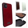 Чехол кожаный Sulada для Apple iPhone 11 Pro, красный